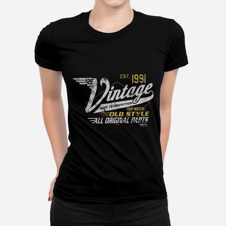 30Th Birthday Vintage 1991 Aged To Perfection Women T-shirt