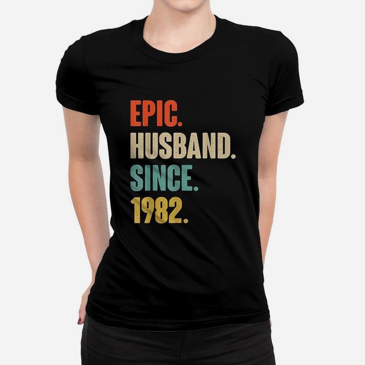39Th Wedding Anniversary Epic Husband Since 1982 Women T-shirt