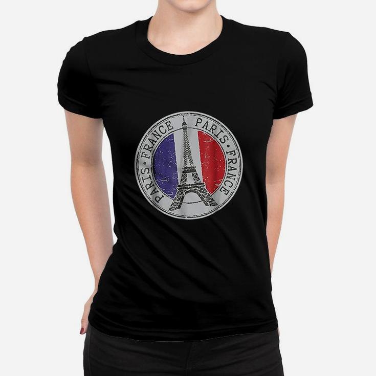 583 Paris France Eiffel Tower Travel Women T-shirt