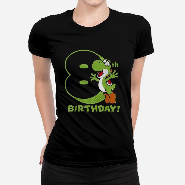 8Th Birthday Dinosaur Women T-shirt