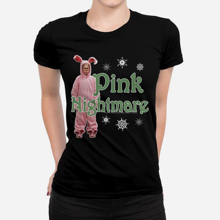 A Christmas Story Pink Nightmare Women T-shirt