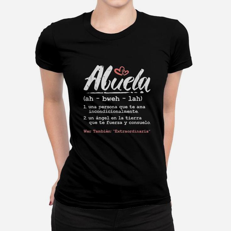 Abuela Mothers Day Gift In Spanish Women T-shirt