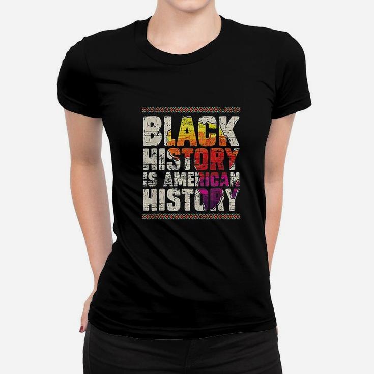 African Roots Pride Black Americans Gift Women T-shirt