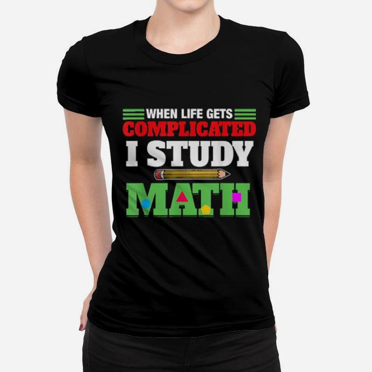Algebra  Lehrer Hauptfach I Studium Mathematik Women T-shirt