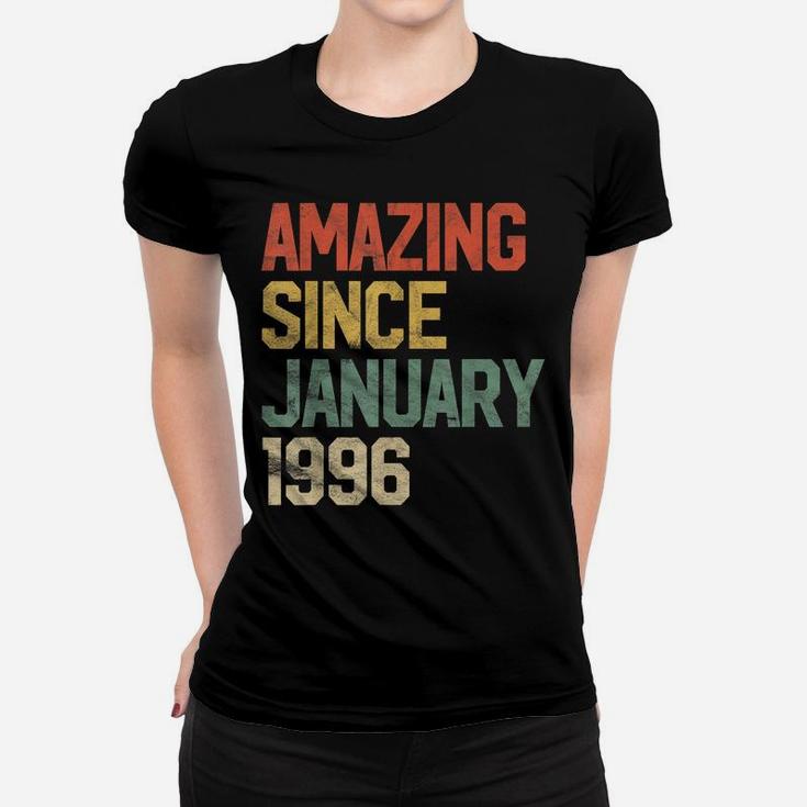 Amazing Since January 1996 25Th Birthday Gift 25 Year Old Women T-shirt