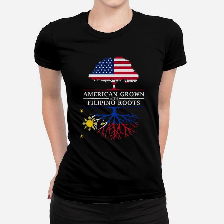 American Grown With Filipino Roots - Philippines Women T-shirt