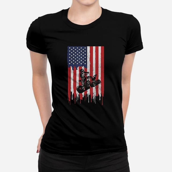 American Usa Flag Women T-shirt
