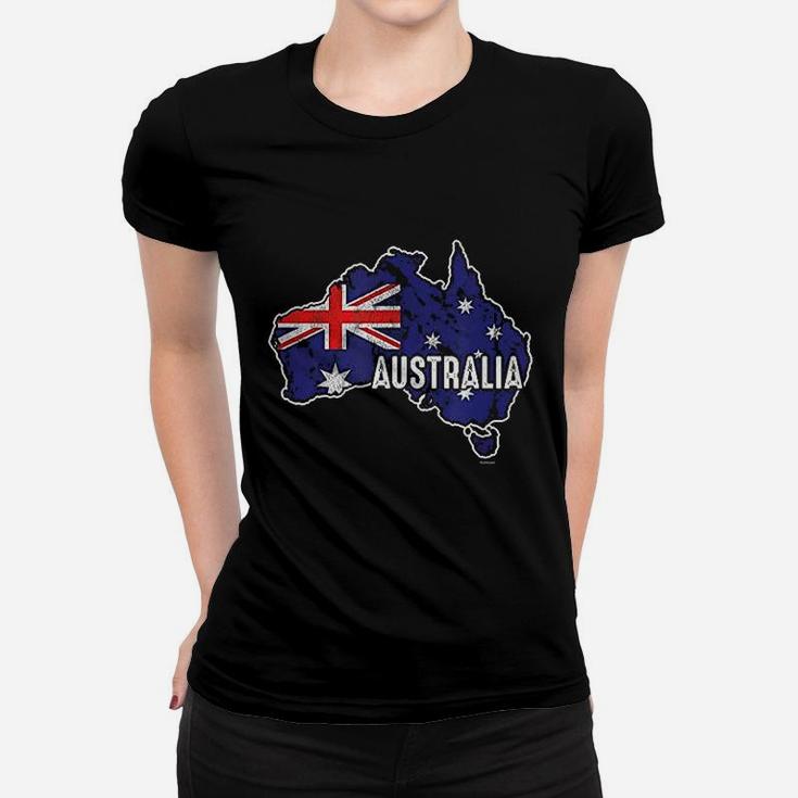 Australia Flag Map Women T-shirt