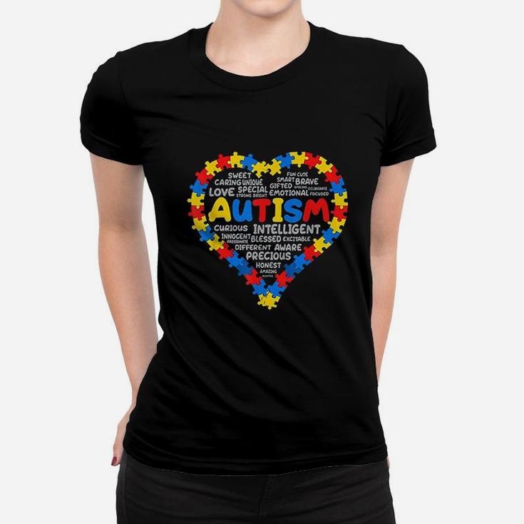 Awareness Heart Women T-shirt