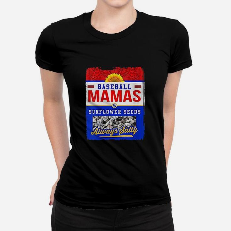 Baseball Mamas And Sunflower Women T-shirt