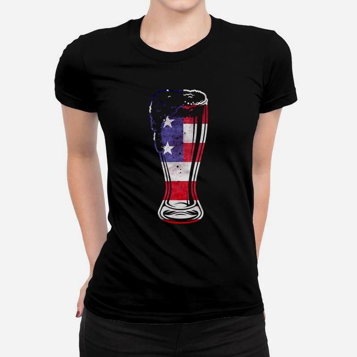 Beer Merica | Patriotic Home Brewer Women T-shirt