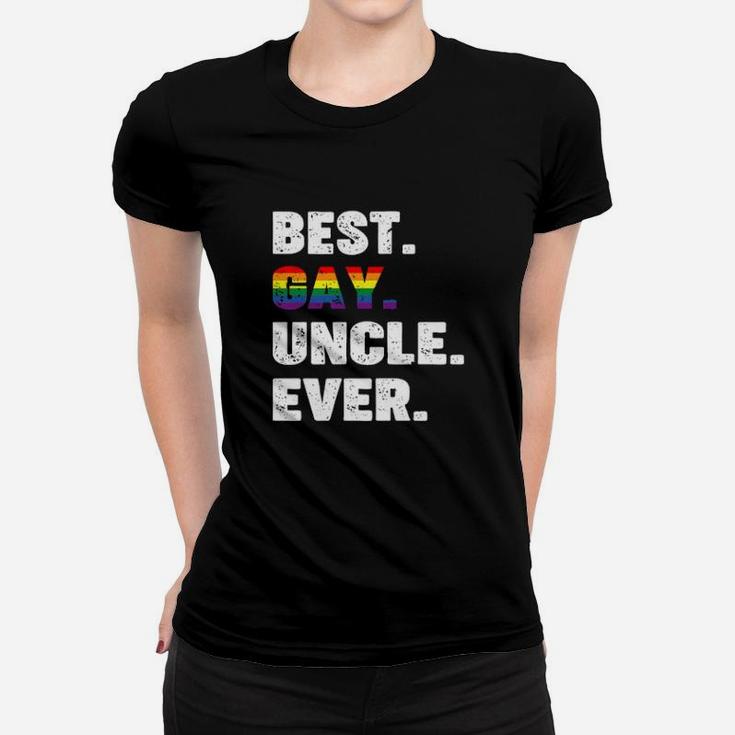 Best Gay Uncle Ever Lgbt Pride Women T-shirt