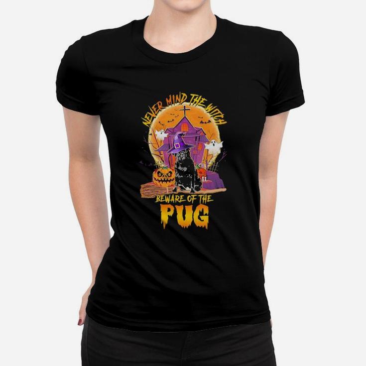 Beware Of The Pug Women T-shirt