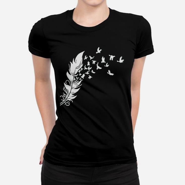 Bird Feather Women T-shirt