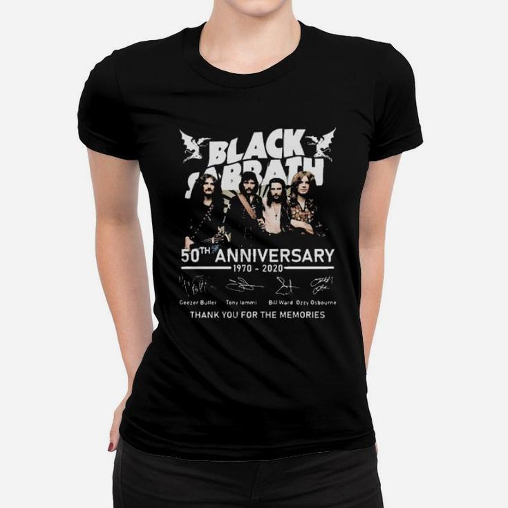 Black Is Anniversary Of 50 Years Women T-shirt
