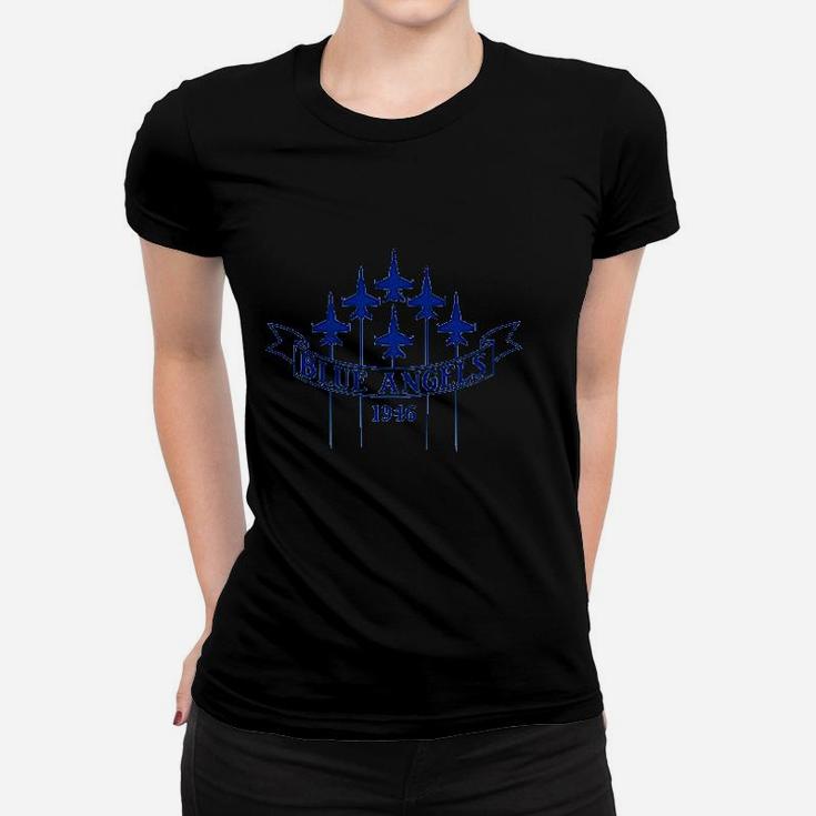 Blue  Fighter Planes Women T-shirt
