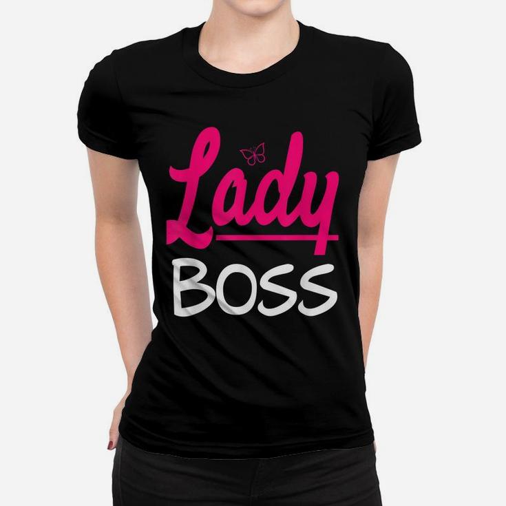 Boss Supervisor Leader Manager Lady Friend Butterfly Girl Women T-shirt