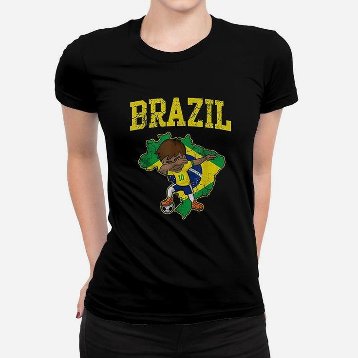 Brazil Soccer Boy Women T-shirt