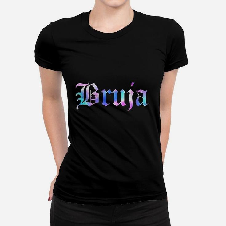 Bruja Old English Chola Galaxy Ombre Women T-shirt