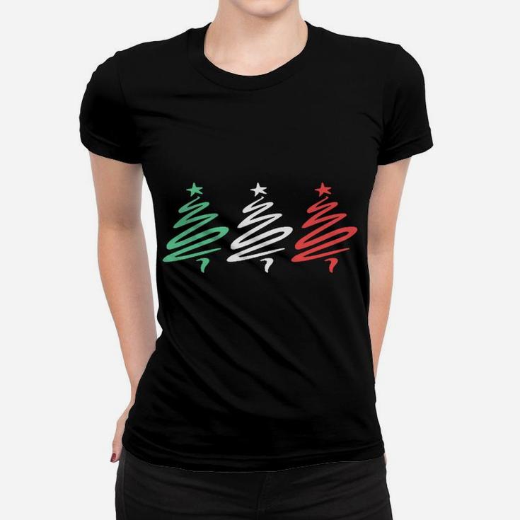 Buon Natale - Merry Christmas Italian Flag Trees Sweatshirt Women T-shirt