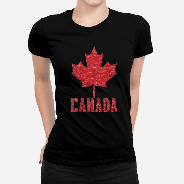 Canadian Flag Canada Maple Leaf Women T-shirt