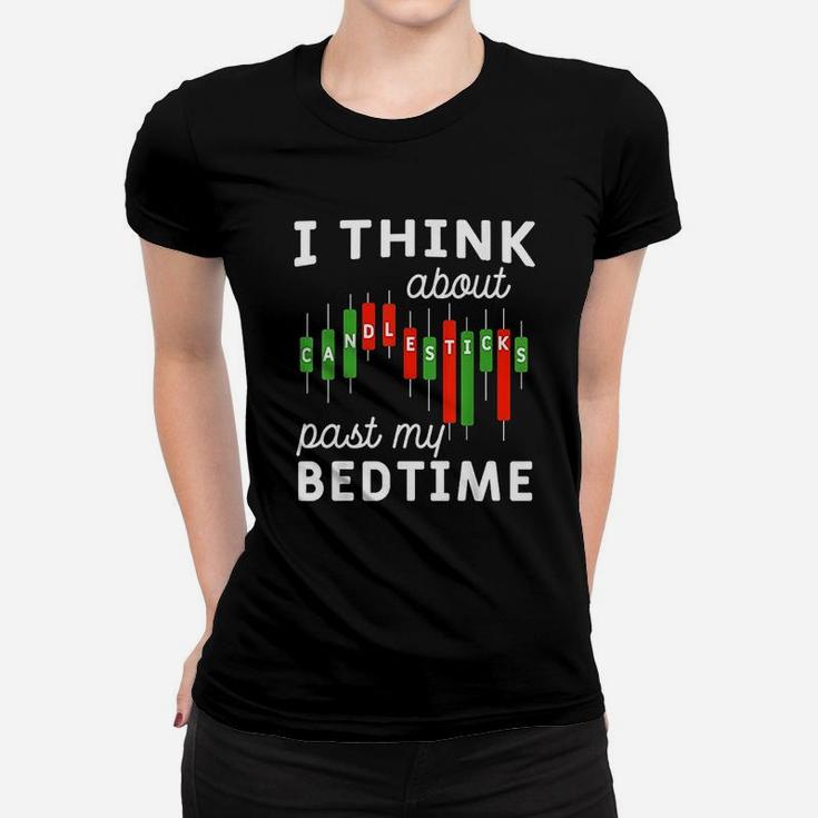Candle Sticks Market Trading Women T-shirt Candle Sticks Market Trading Women T-shirt