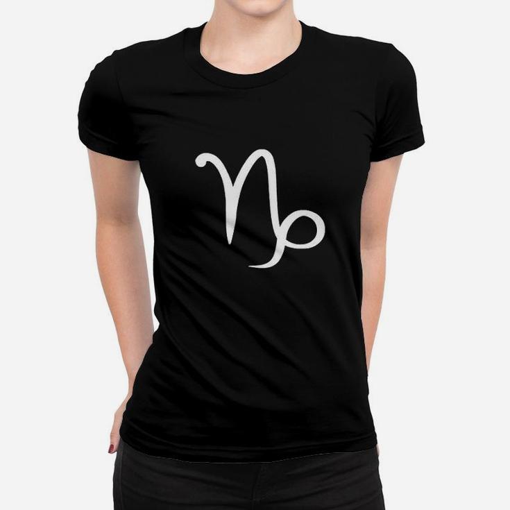 Capricorn Zodiac Astrology Symbol Horoscope Graphic Women T-shirt