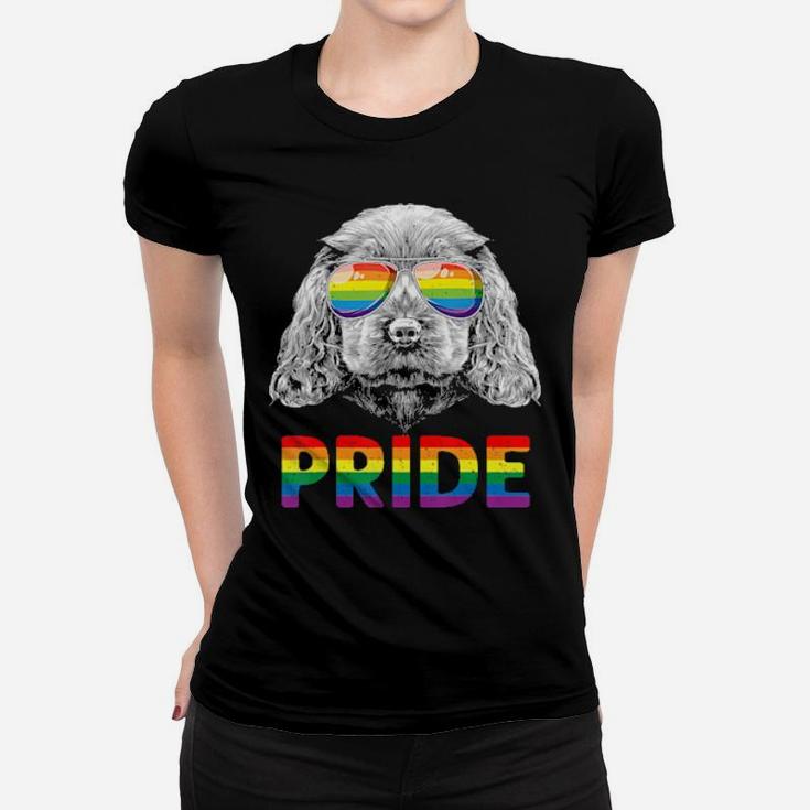 Cavalier King Charles Spaniel Gay Lgbt Rainbo Women T-shirt