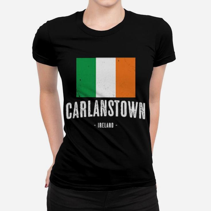 City Of Carlanstown Ireland Irish Flag Women T-shirt