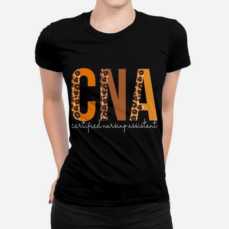 Cna Certified Nursing Assistant Leopard Fall Autumn Lovers Sweatshirt Women T-shirt