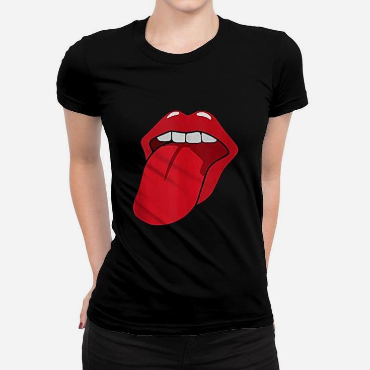 Cool Lips Bite Kiss Me Red Lips Women T-shirt