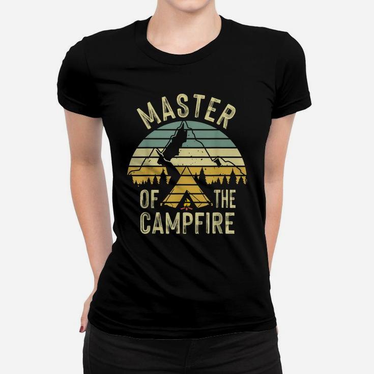 Cool Master Campfire Funny Camping Gift For Kids Men Women Women T-shirt