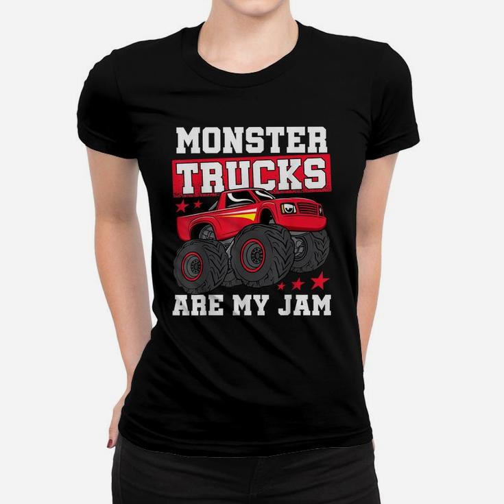 Cool Monster Trucks Are My Jam Kids Boys & Girls Birthday Women T-shirt