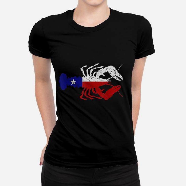 Crawfish Texas Seafood Shellfish Lone Star Southern Food Women T-shirt