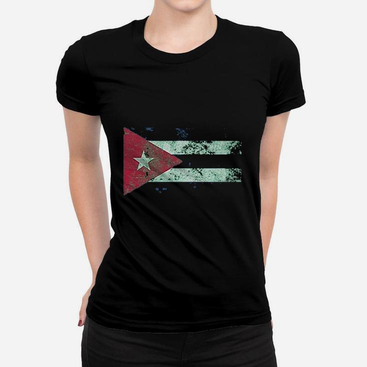 Cuba Flag Women T-shirt