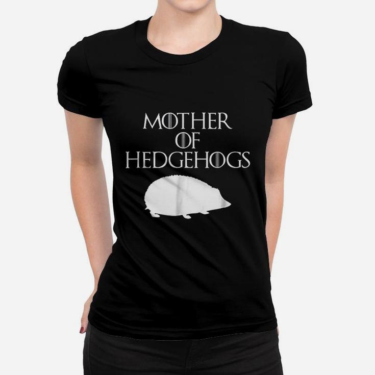 Cute And Unique White Mother Of Hedgehog Women T-shirt