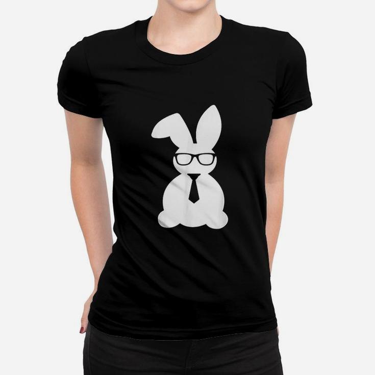Cute Bunny Bow Tie Women T-shirt