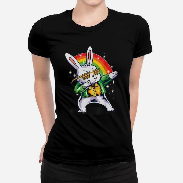 Cute Easter Bunny Dabbing Design For Boys & Girls Women T-shirt