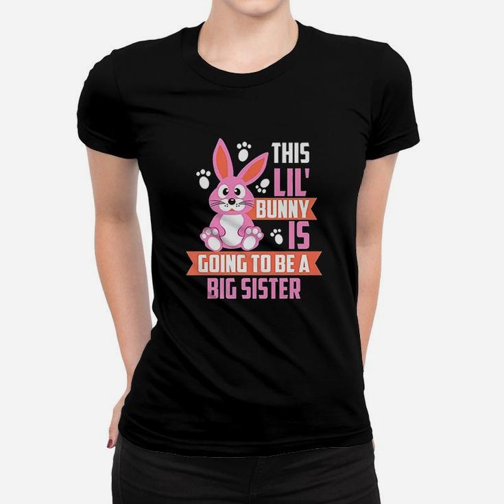 Cute Easter Sunday Big Sister Announcement Women T-shirt