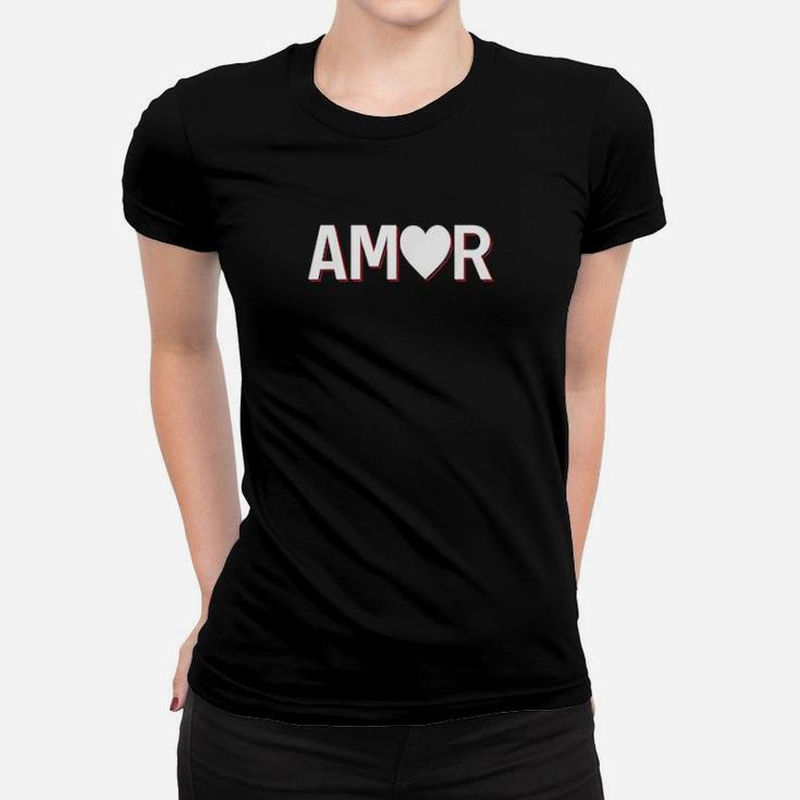 Cute Retro Love Amor Valentines Day Heart Women T-shirt