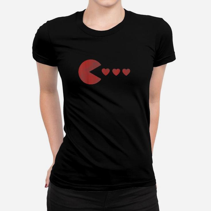 Cute Valentines Day For Girls Boys Gamer Hearts Women T-shirt