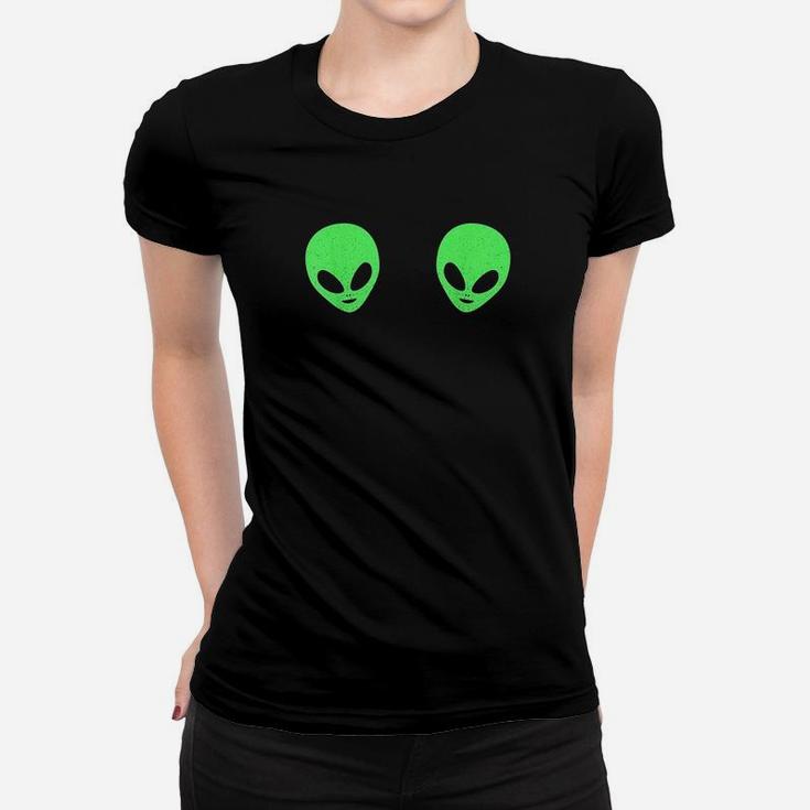 Cute Women Head Alien Bobs Im Really An Alien Women T-shirt