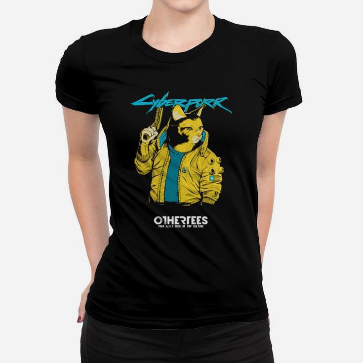 Cyberpurr Otherrees Your Daily Dose Of Pop Culture Women T-shirt