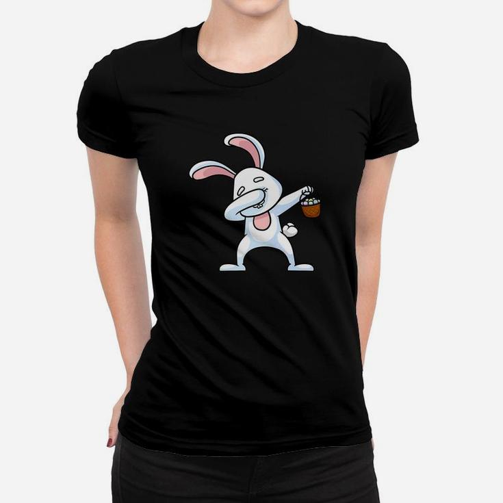 Dabbing Easter Bunny Boys Girls Kids Rabbit Women T-shirt