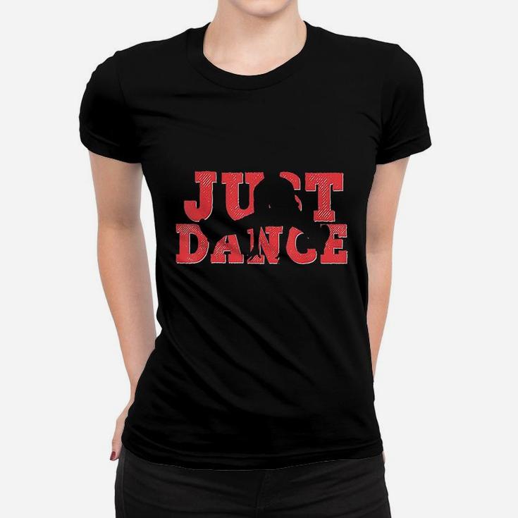 Dance  Red Black Just Dancing Dancer Women T-shirt