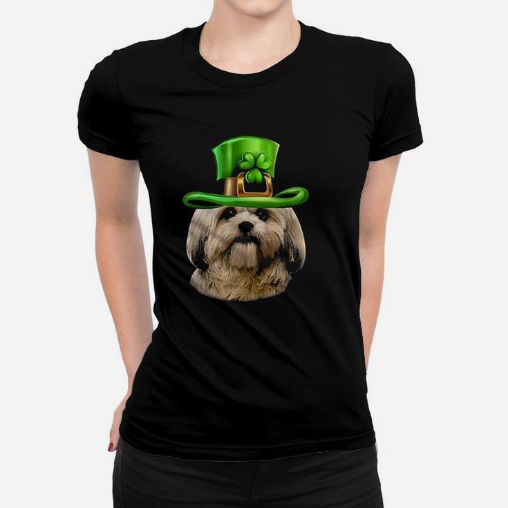 Dog Lover Gifts Cool St Patricks Day Shih Tzu Women T-shirt