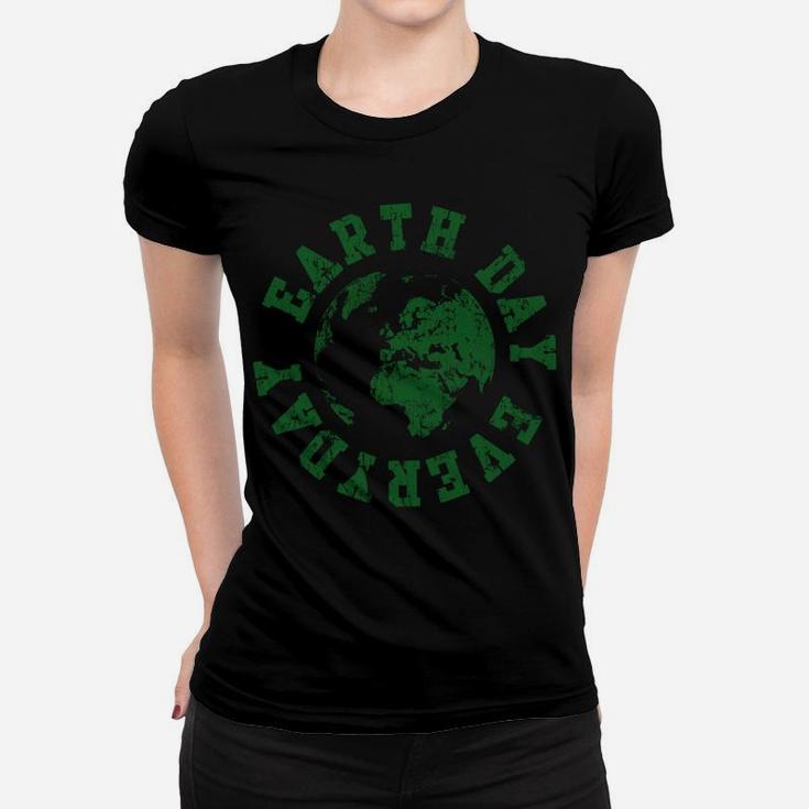 Earth Day Everyday Retro Environmental Women T-shirt