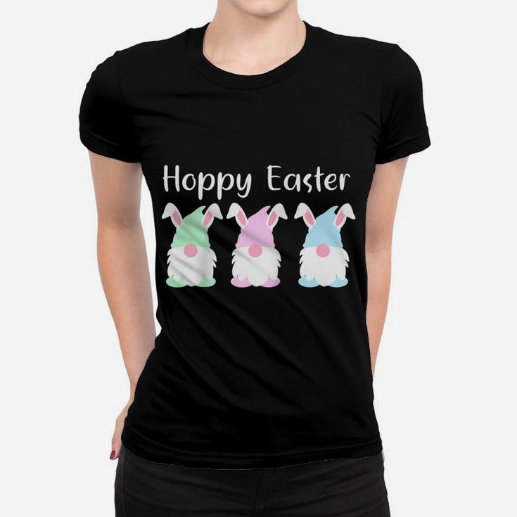 Easter Bunny Gnome Shirt Happy Easter Pun Spring Decor Raglan Baseball Tee Women T-shirt