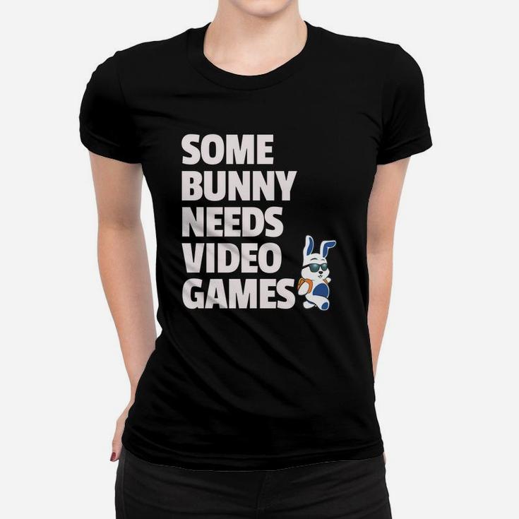 Easter Some Bunny Needs Video Games Boys Girls Kids Women T-shirt