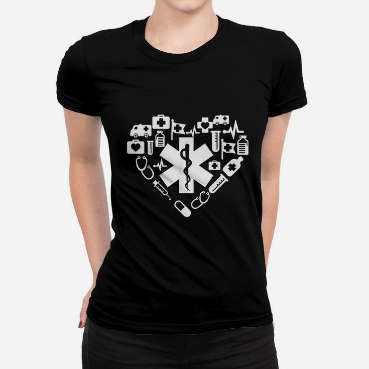 Emergency Medical Technician Emt Ems Nurse Gift Women T-shirt